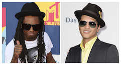����� � ������� ����� Lil Wayne ft. Bruno Mars - Mirror